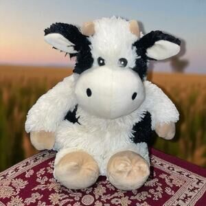 13" Warmies Cow Plush Weighted Heat Therapy French Lavender Animal Nursery Gift